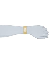 Bulova de los hombres 97 F52 Diamante acentuado en dorado Reloj de acero