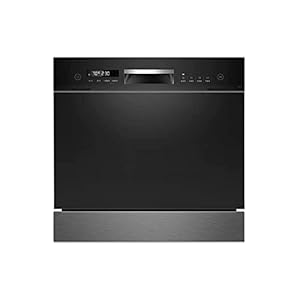 Bdesign Built-in Dishwasher Handle Dishwasher 8 Place Settings 6 Wash Cycles with 5 Wash Cycles, 3D Cyclone Spray LED…