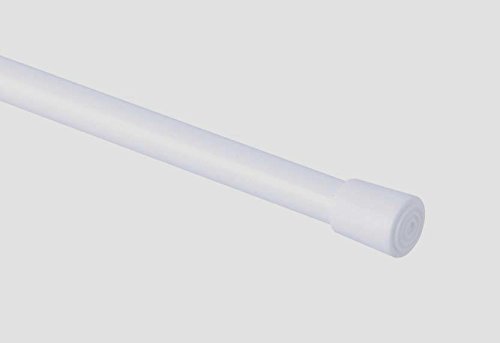 WHITE SPRING LOADED TENSION ROD 30-50cm (12-20") Nets At Home