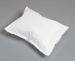 Graham Medical 50349 Flex Air Nonwoven Poly Pillow, White, 14.5" Width, 10.5" Length (Pack of 50)