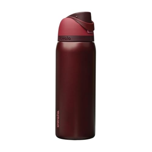 Owala FreeSip - Stainless Steel - 32-oz. - Red (Black Cherry) (Amazon)(A7)