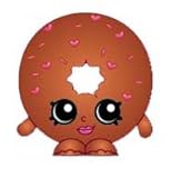 2014 SHOPKINS FIGURES - D'LISH DONUT #042 SEASON 1 - ULTRA RARE