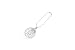 Fox Run French/Spring Coil Whisk, 7.25 x 1.75 x 1.75 inches, Metallic
