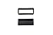 30mm Watch Band Strap Keeper Loop Black Rubber