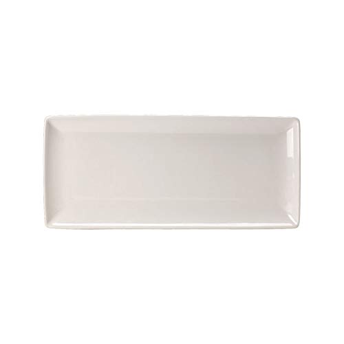 Steelite ‎BB871 Taste Plate Rectangular White 19 x 33cm