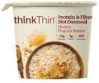 Think Thin Honey Peanut Butter Oatmeal, 1.76 Ounce -- 12 per case.