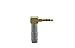 [2pcs] 3.5mm Right Angle Male Plug Gold Plated Solder Connector [Wv-lstp-2]