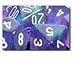 Chessex Dice: Polyhedral 7-Die Borealis Dice Set - Purple w/White CHX-27407