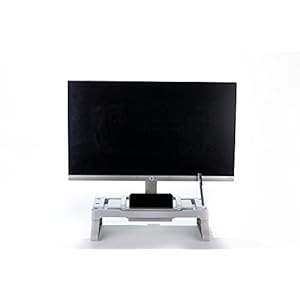 Bauboe® Monitor Stand Riser, Jelly Comb Foldable Computer Monitor Riser, Computer Stand with Storage Drawer, Phone Stand…