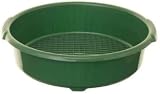 ACCURATE Large Plastic Round Garden Sieve Riddle Riddler Soil Sifter Mesh GREEN