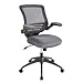 Realspace(R) Calusa Mesh Mid-Back Chair, Silver