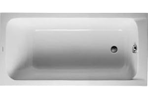 Duravit 700095000000090 Acrylic Bathtub, Large-LTL, White