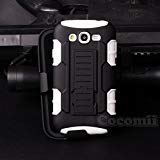 Cocomii Robot Armor Galaxy Grand Duos/Lite/Neo Case New [Heavy Duty] Premium Belt Clip Holster Kickstand Shockproof Bumper [Military Defender] Full Body Cover for Samsung Galaxy Grand Duos (R.White)