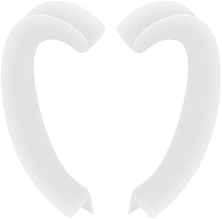 Anti-Slip Silicone Face Cover Ear Protector，Earloop Mouth Face Cover Extension Hook Anti-Dust Earloop Protective Soft Ear Protector Relieve Ear Pain-Clear, 1 Pair
