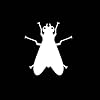 SHMAZ 13.5 Cm * 14.5 Cm Mooie Insect Bug Shadow Delicate Decal Auto Sticker Zwart/Zilver