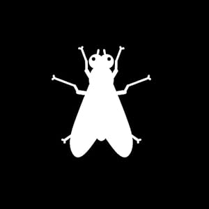 SHMAZ 13.5 Cm * 14.5 Cm Mooie Insect Bug Shadow Delicate Decal Auto Sticker Zwart/Zilver