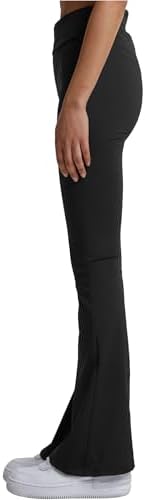 Leggings Évasé Taille Haute Recyclé Femme Legging Noir