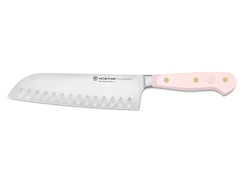WUESTHOF Classic Pink Himalayan Salt 7 Santoku Knife