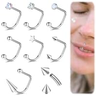 c shaped lip ring Amazon.com: Lcolyoli 16G Surgical Steel Lip Hoop Rings C-Shaped Barbell  Monroe Labret Medusa Piercing Jewelry for Women Men 18 Pieces Silver-Tone  Rose Gold Black : Clothing, Shoes & Jewelry