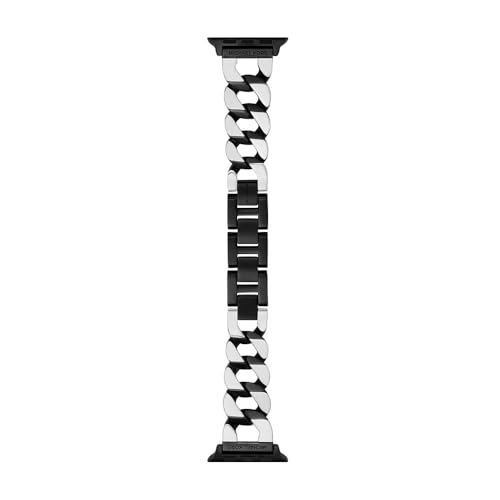 Michael Kors Womens Watchband Bands For Apple Watch 20 MM Multicolour Stainless steel, MKS8073E