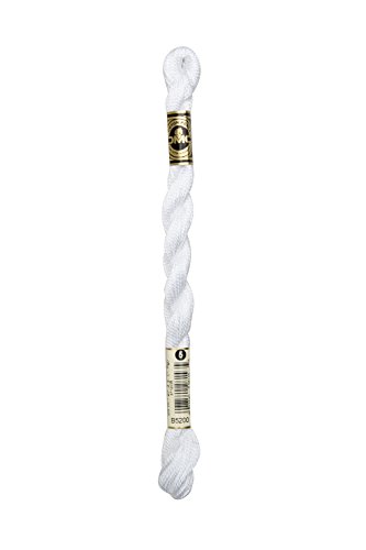 DMC 115 5-B5200 Pearl Cotton Thread, Snow White, Size 5