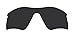 Replacement Lenses Polarized Stealth Black for Oakley Radar Range Sunglasses