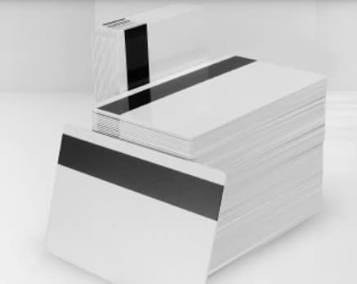 500 Blank White PVC ID Cards – 30mil Thick, CR8030 Plastic Cards, Made In USA