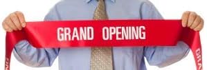 Grand Opening Printed Ribbon – 100mm / 10cm Wide – 3m Long, Store ...