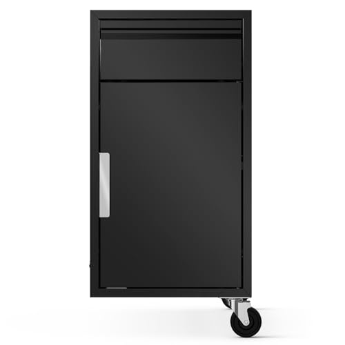onlyfire Weber Genesis 2022 Series Gas BBQ Side Storage Cabinet | S/E/SPX/EPX-335/435 Built-in Gas Barbecue Storage Cart with Drawer and Kitchen Towel Holder