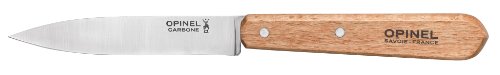 Opinel 102 Stained Varnished Handle Kitchen Paring Knife (Box of 2), 10
cm Blade