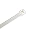 HAODE FASHION Heavy Duty 12 Inch Cable Ties White Clear Color, Industrial Zip Ties Strong 120 lbs Strength, Wire Ties Wraps Durable Plastic Ties Straps, Indoor Decoration Outdoor Home (50 pcs, white)
