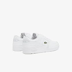 Lacoste Mens Court Cage Sneaker, WHT/WHT, 10