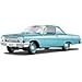 Maisto 1962 Chevy Bel Air, Turquoise 31641-1/18 Scale Diecast Model Toy Car
