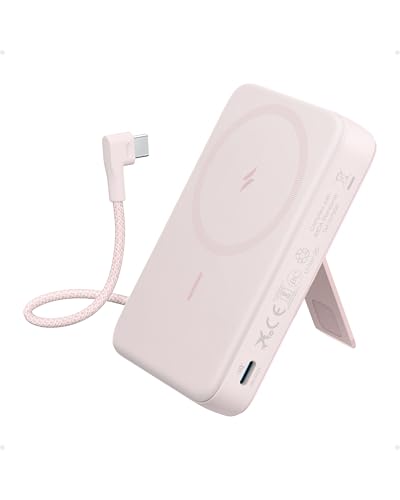 Anker Zolo magnetische Powerbank, 10000mAh 30W Max, integrierte Kabel