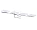 TRLIFE LED Vanity Light, Modern 4 Lights LED Bathroom Light Fixture 20W Cool White 6000K Bathroom Lights Over Mirror(24.8inches)
