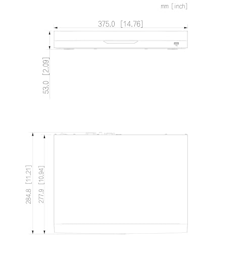 EmpireTech NVR 5-EI Series 8 Channels None POE 1U 2HDD Smart H.265+ AI Network Video Recorder,Face Recognition,SMD Plus,Max. 384 Mbps Incoming/Recording/Outgoing Bandwidth,NVR8CH-AI (8 Channels)