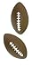 Star Active Sports Premium Inflatable Football Target Set - Inflates to 5 Feet Tall! - 2X Mini Footballs Included! - Bonus Flag Football eBook!