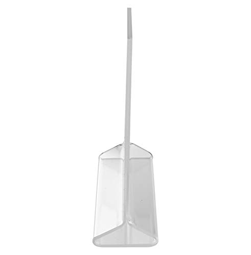 ChefLand Table Card Display/Plastic Upright Menu Ad Frame/Acrylic Sign Holder, 81/2 by 11-Inch, 6-Pack