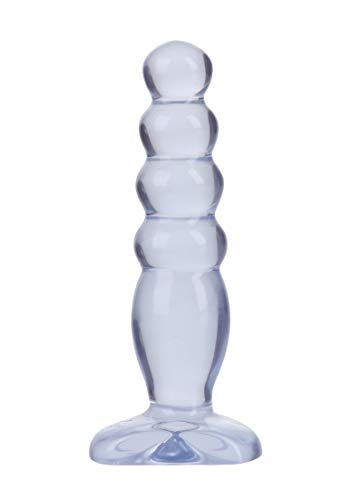 Doc Johnson Crystal Jellies - Anal Delight - 5 Inch - Clear