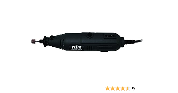 Mini Amoladora profesional RDM Quality Tools 70016, 135W, regulador de  potencia, 40 piezas intercambiables, botón de seguridad para el mandril.  Color negro. : Amazon.es: Bricolaje y herramientas