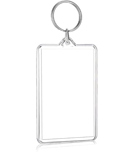 Amazon.com - WinldMonmo Transparent Acrylic Keychain Photo Frame