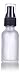 1 oz / 30 ml Frosted Clear Glass Boston Round Bottle with Black Treatment Pump (24 Pack) + Funnel