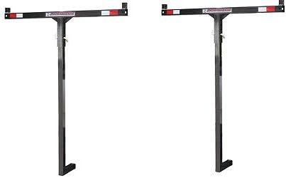 Tricam SLE-1/SKLE-350 2 in 1 E-Z Hitch Mounted Load Extender, 350-Pound Capacity, Black Finish (2-(Pack))