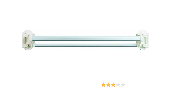 Metaltex 490012 - Toallero Doble con ventosas : Amazon.es ...