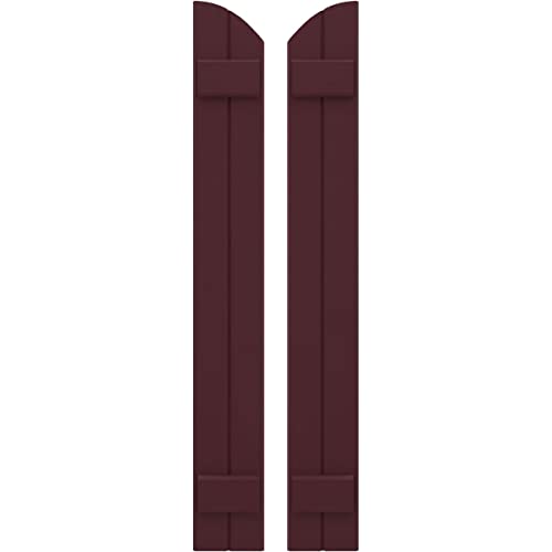 7"W x 73"H Americraft Two Board (2 Batten) Exterior Real Wood Joined Board-n-Ba…