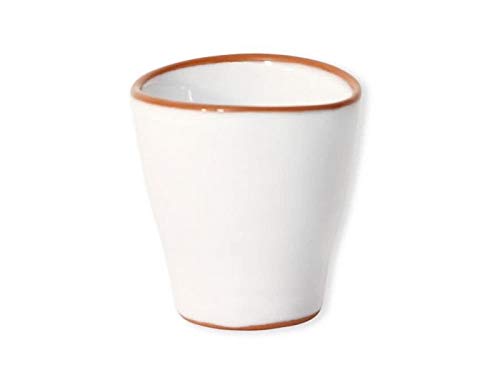 Bruno Evrard APD3639088 Espresso Cup, Ceramic, White, 6 x 6 cm, 8 cl