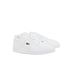 Lacoste Mens Court Cage Sneaker, WHT/WHT, 10