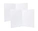 Golden State Art, Pack of 100, 4x6 or 5x7 Photo Folders, Cardboard Picture Frame, Paper Frame Cards, Greetings/Invitation Special Events: Graduation, Christmas, Wedding(White)
