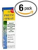 Pretz Spray Moisturizing Nasal Spray - 1.7 oz, Pack of 6