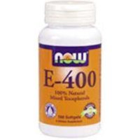 NOW Foods E-400 IU w/ Mixed Tocopherols Softgels, 100 ct